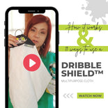 Dribble Shield™ 2-pack Multipurpose Cloths in Enchanted  Dribble Shield™ 2-pack Multipurpose Cloths in Enchanted