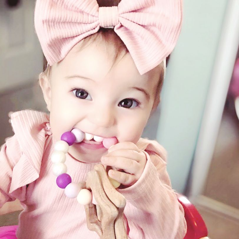 Star Rattle Teething Ring - Purple Pink  Star Rattle Teething Ring - Purple Pink