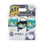 The New Dad's 6-Pack of Dribble Shields in Charming  The New Dad's 6-Pack of Dribble Shields in Charming