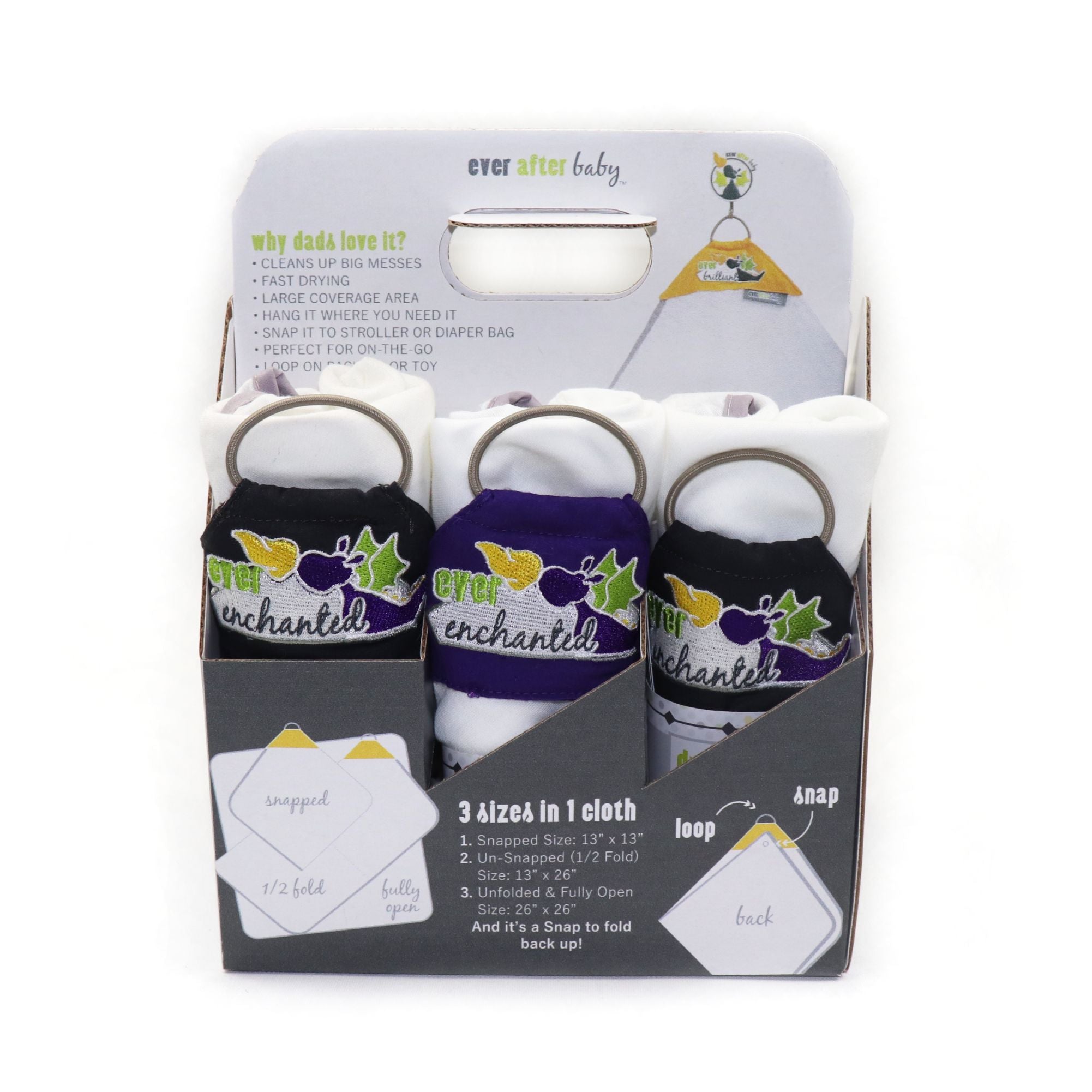 The New Dad's 6-Pack of Dribble Shields in Enchanted  The New Dad's 6-Pack of Dribble Shields in Enchanted