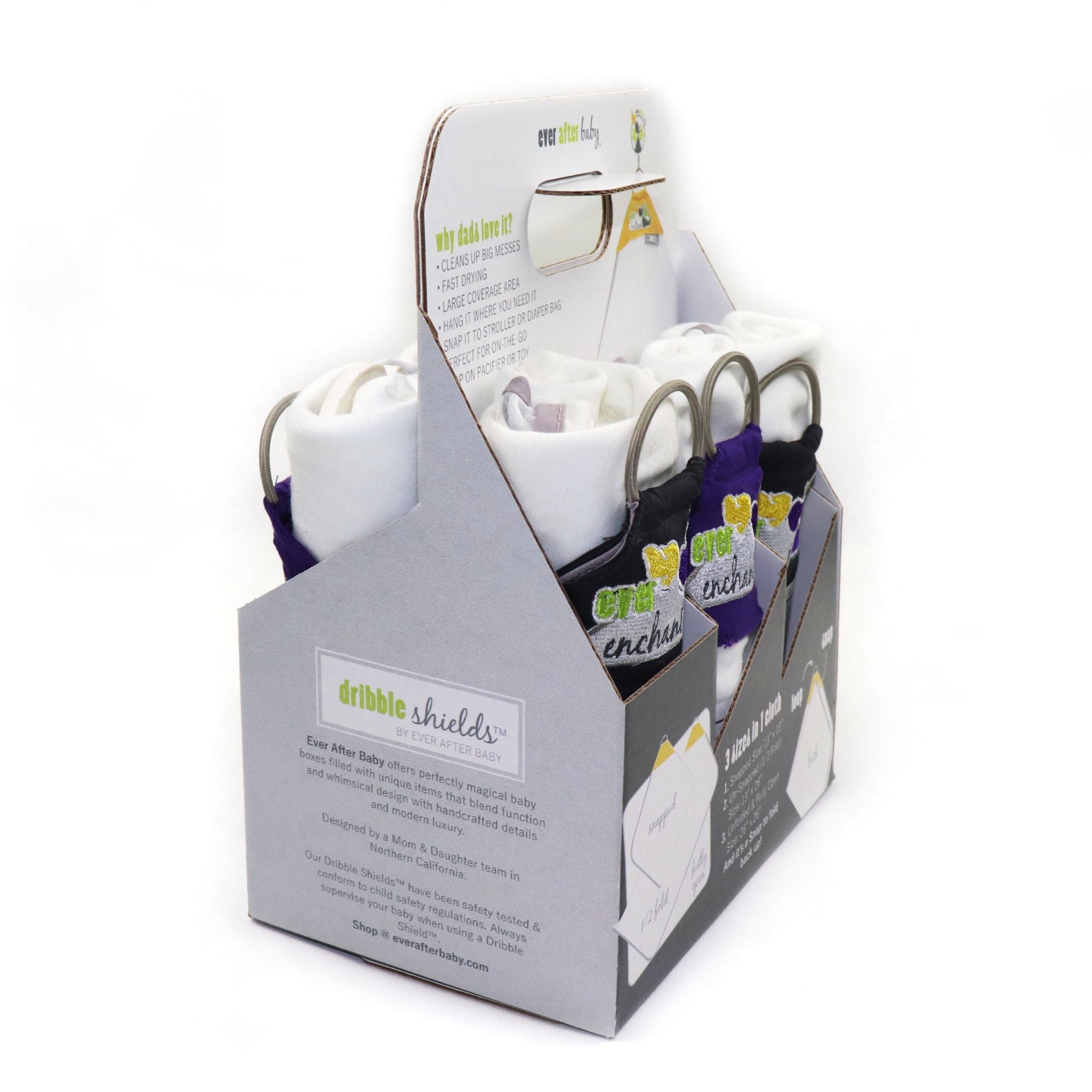 The New Dad's 6-Pack of Dribble Shields in Enchanted  The New Dad's 6-Pack of Dribble Shields in Enchanted