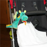 Dragon Squire Travel Toy + Multipurpose Cloth (Teal)