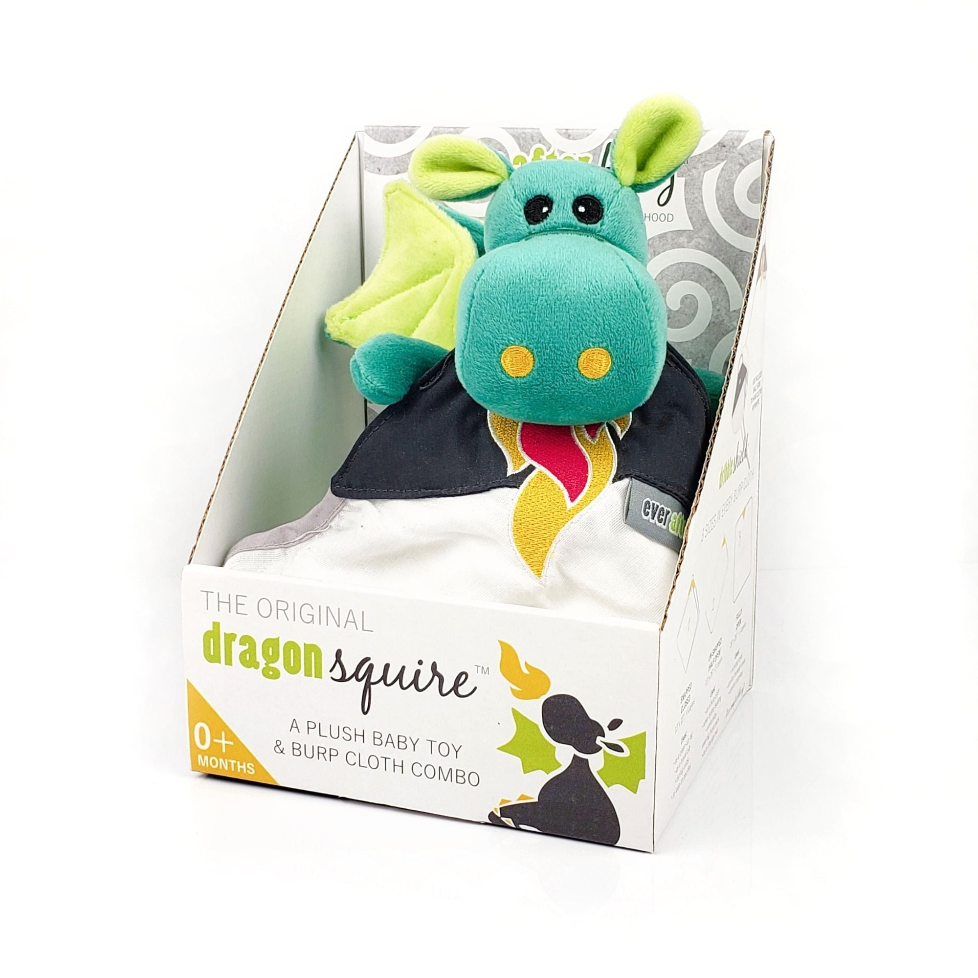 Dragon Squire Travel Toy + Multipurpose Cloth (Teal)  Dragon Squire Travel Toy + Multipurpose Cloth (Teal)