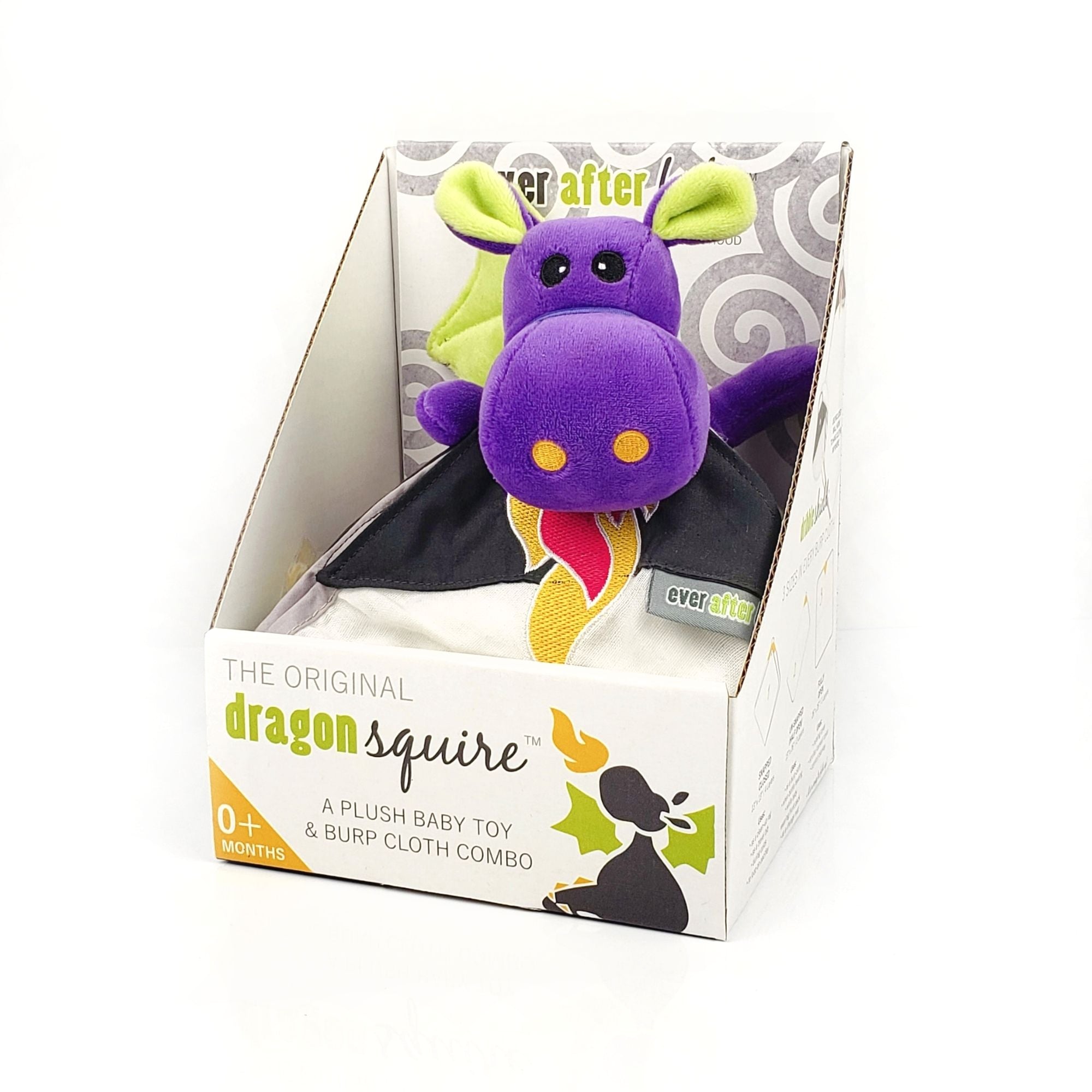 Dragon Squire Travel Toy + Multipurpose Cloth (Purple)  Dragon Squire Travel Toy + Multipurpose Cloth (Purple)