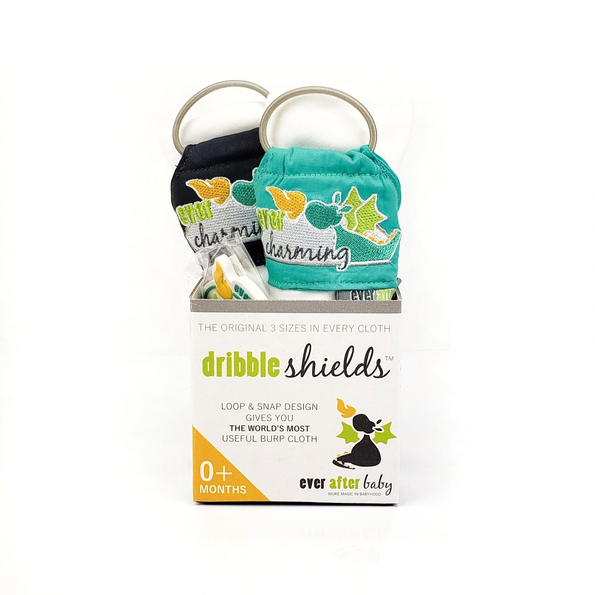 Dribble Shield™ 2-pack Multipurpose Cloths in Charming  Dribble Shield™ 2-pack Multipurpose Cloths in Charming
