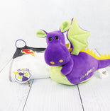 Dragon Squire Travel Toy + Multipurpose Cloth (Purple)  Dragon Squire Travel Toy + Multipurpose Cloth (Purple)