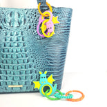Linkable Dragon Teether - Teal  Linkable Dragon Teether - Teal