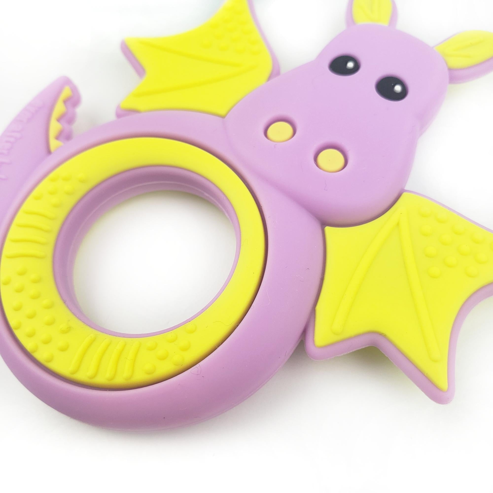 Linkable Dragon Teether - Purple Linkable Dragon Teether - Purple