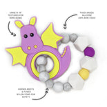 Dragon Teething Ring - Purple  Dragon Teething Ring - Purple