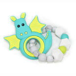 Dragon Teething Ring - Teal  Dragon Teething Ring - Teal