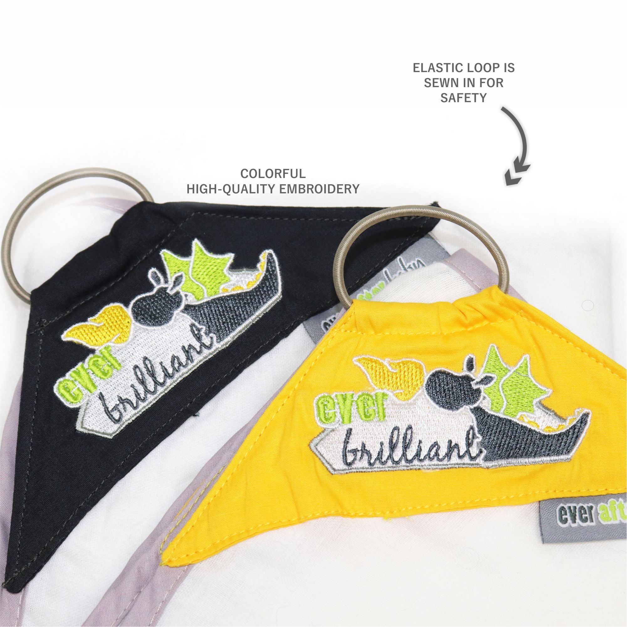 Dribble Shield™ 2-pack Multipurpose Cloths in Brilliant  Dribble Shield™ 2-pack Multipurpose Cloths in Brilliant