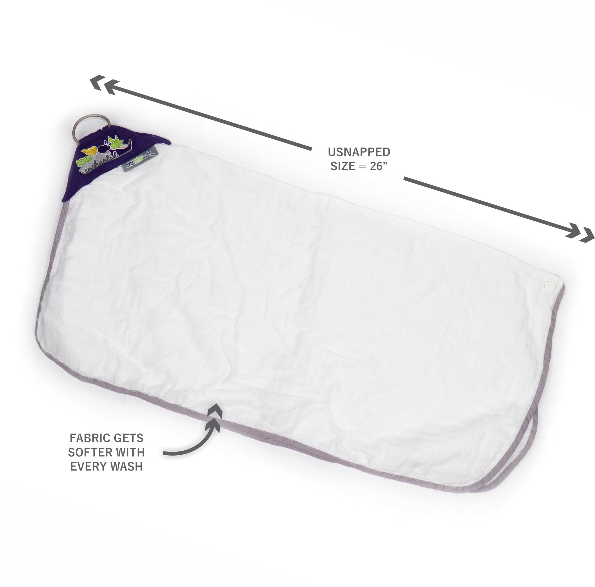 Dribble Shield™ 2-pack Multipurpose Cloths in Enchanted  Dribble Shield™ 2-pack Multipurpose Cloths in Enchanted