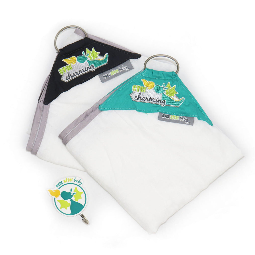 Dribble Shield™ Burp Cloths 4-pack Gift Set in Charming  Dribble Shield™ Burp Cloths 4-pack Gift Set in Charming