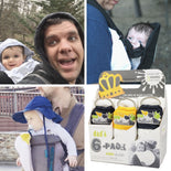 The New Dad's 6-Pack of Dribble Shields in Brilliant  The New Dad's 6-Pack of Dribble Shields in Brilliant