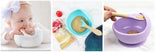 Magic Stay-put Baby Bowl & Spoon Set in Brilliant Gray  Magic Stay-put Baby Bowl & Spoon Set in Brilliant Gray