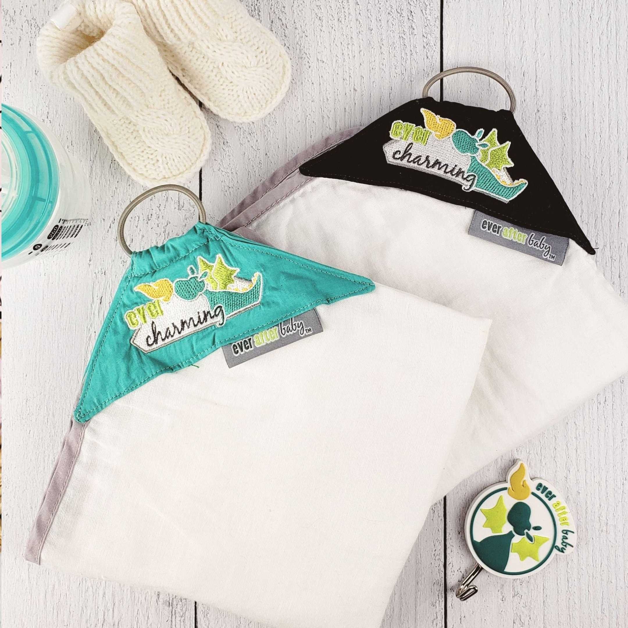 Dribble Shield™ 2-pack Multipurpose Cloths in Charming  Dribble Shield™ 2-pack Multipurpose Cloths in Charming