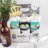 The New Dad's 6-Pack of Dribble Shields in Charming  The New Dad's 6-Pack of Dribble Shields in Charming
