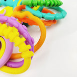 Linkable Dragon Teether - Teal  Linkable Dragon Teether - Teal