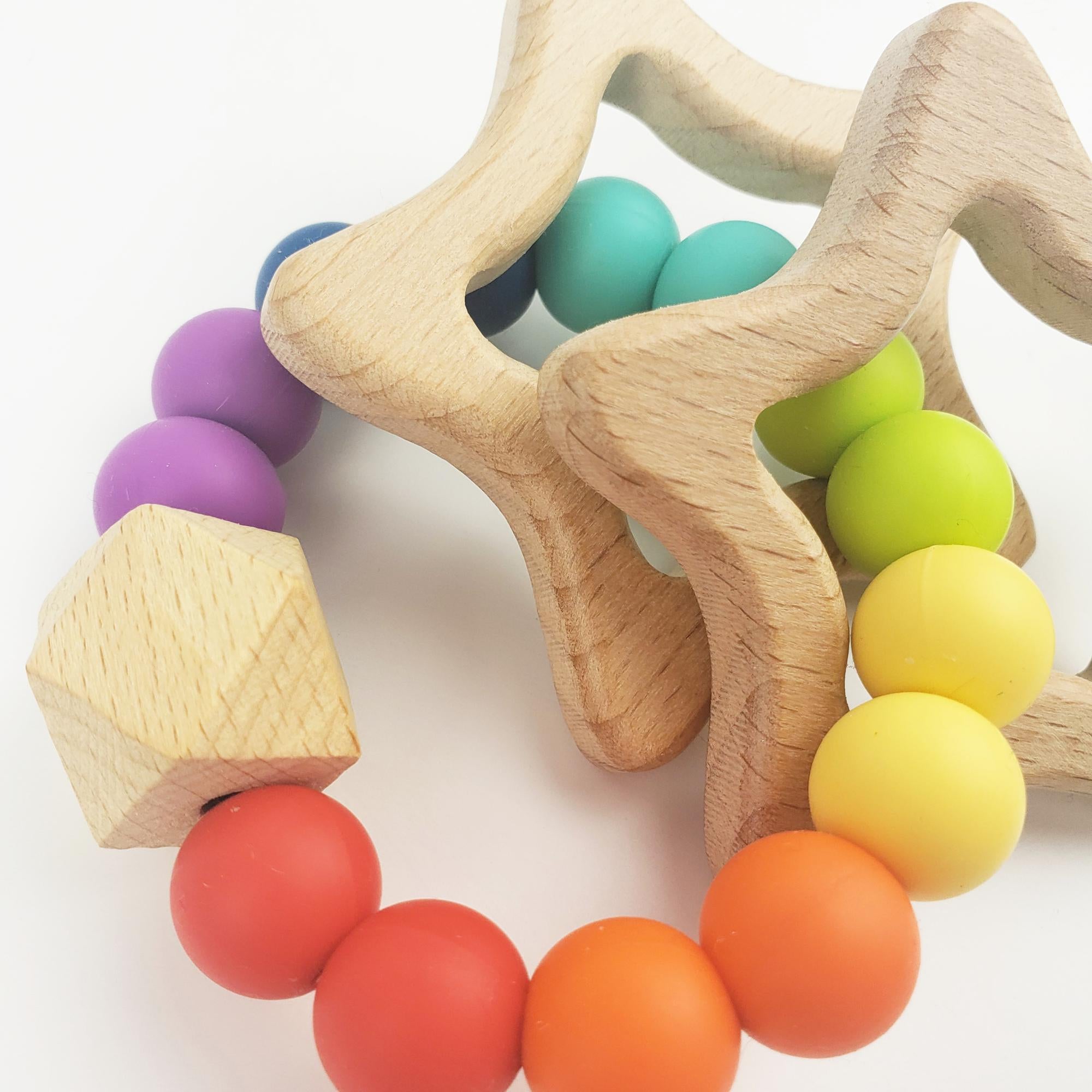 Rainbow Star Teether - Bold  Rainbow Star Teether - Bold