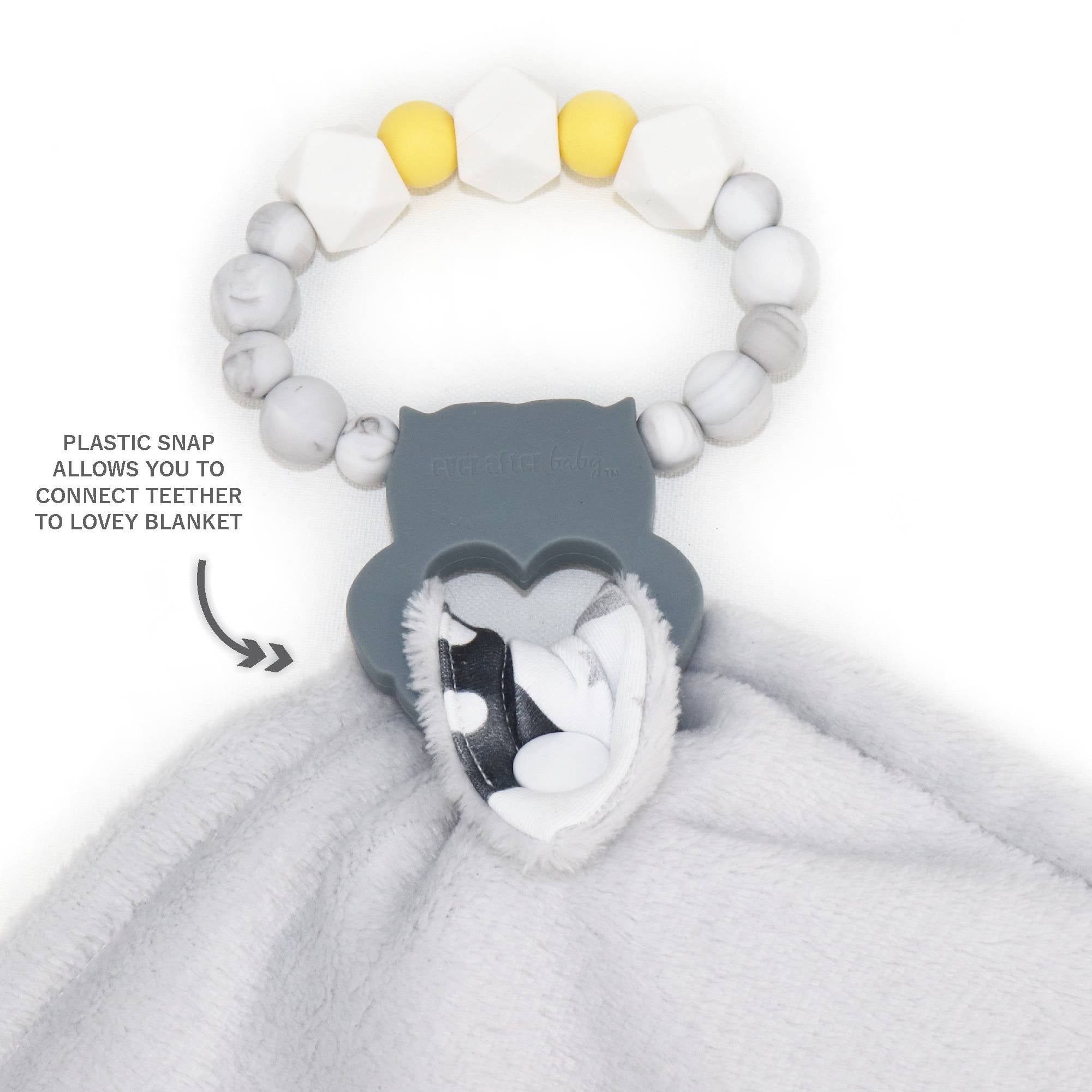 Teether + Lovey Blanket Combo  Teether + Lovey Blanket Combo