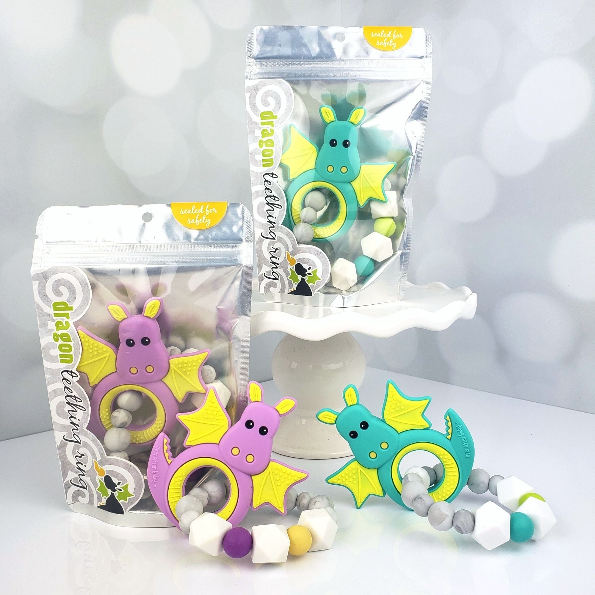 Dragon Teething Ring - Purple  Dragon Teething Ring - Purple