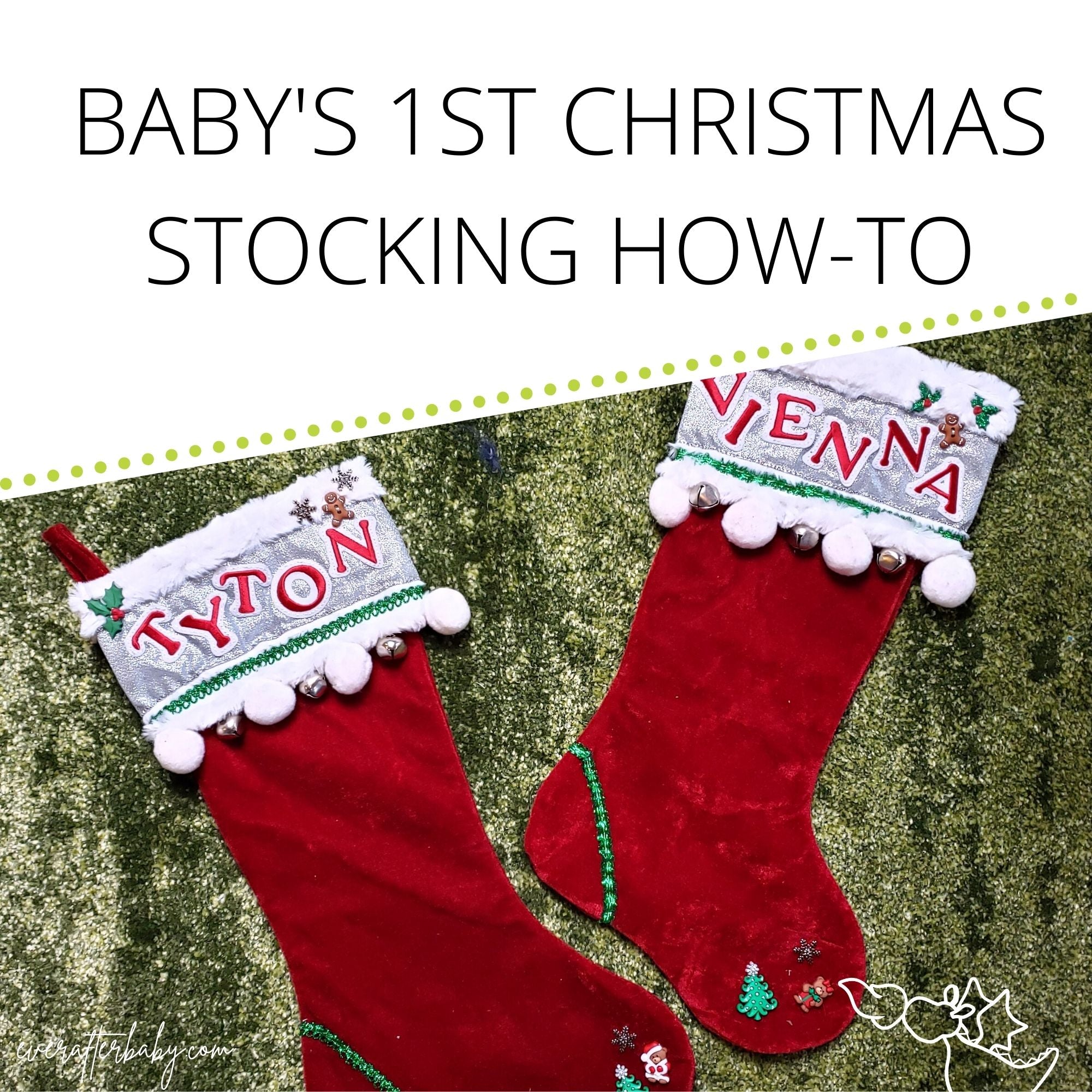 Turn Basic Stockings in One-of-a-Kind Keepsakes