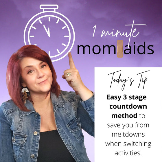 Easy 3 Stage Countdown Method to Save You from Meltdowns with Your Young Children
